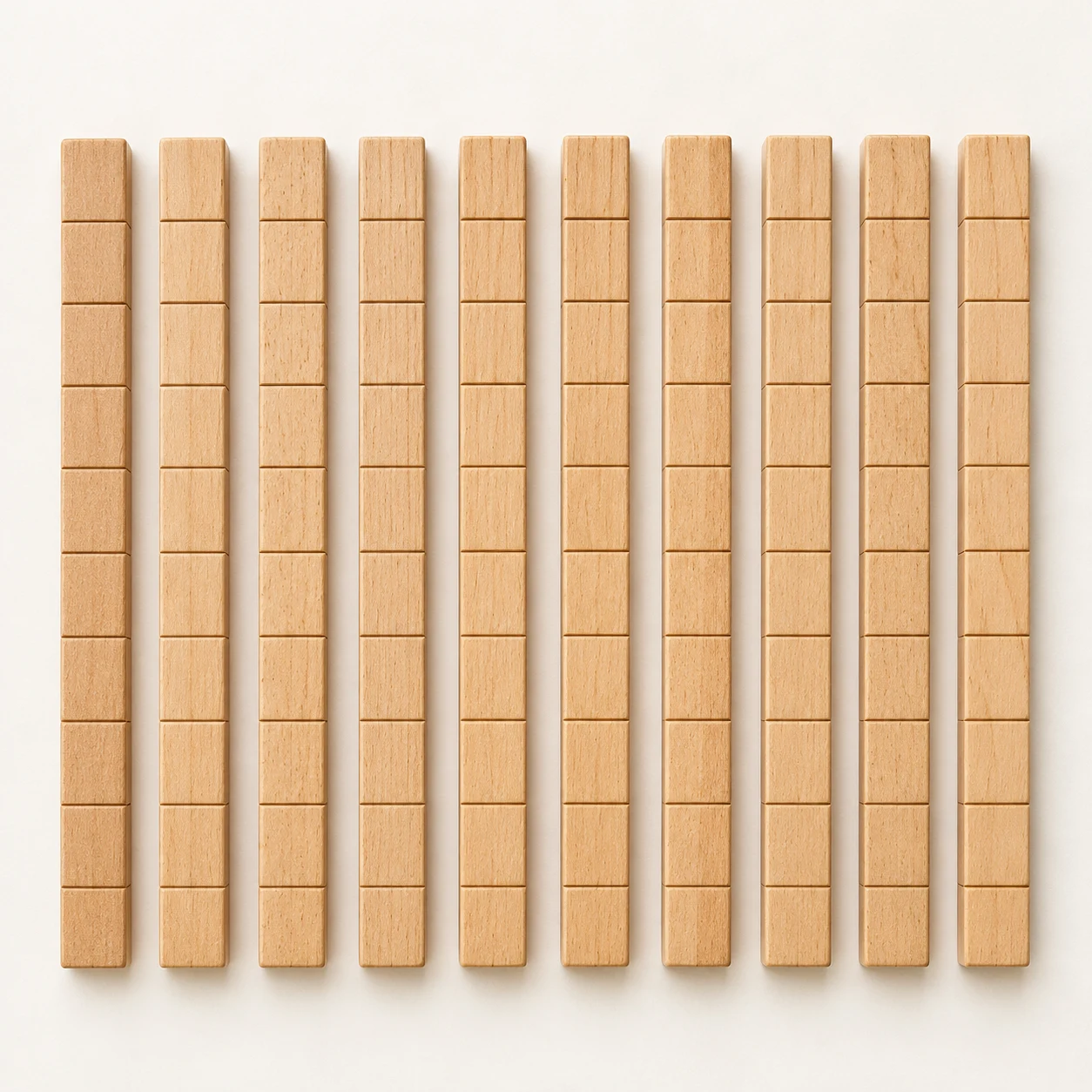 Place-value rod set